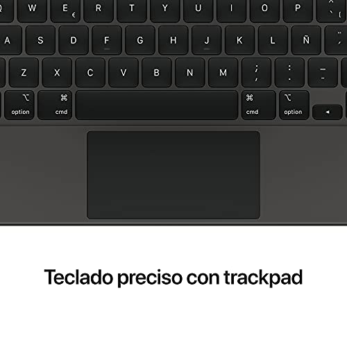Image of Apple Magic Keyboard: iPad Keyboard and case for iPad Pro 12.9 inch (3rd, 4th, 5th and 6th gen) and iPad Air (M2), Great Typing Experience, Built-in trackpad, Spanish - Black