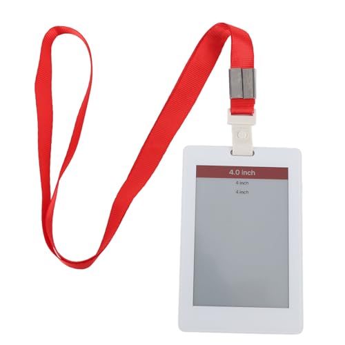 E-Ink Employee ID Badge�A4�C���`�̕ҏW�\��E-Ink�f�B�X�v���C�]�ƈ��ANFC�ABluetooth�A�w���A�]�ƈ��̂��߂̃X�g���b�v