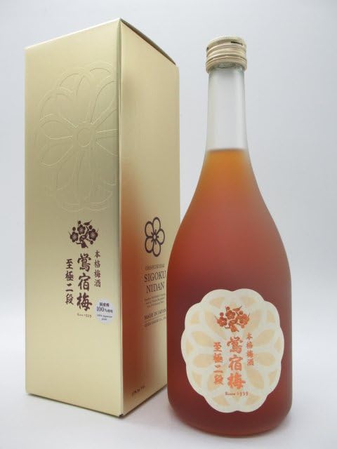 Amazon.co.jp: ゴードー 本格梅酒 鶯宿梅 至極二段 梅酒 15度 720ml
