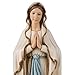 BC Catholic Our Lady of Lourdes Statue, Blessed Virgin Mary Figure for Altar,Religious Gift for Mom, Religious décor for Home, 14.5