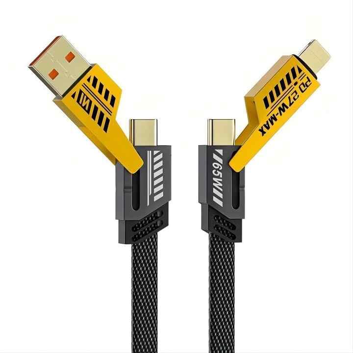 TECHTRIBE USB C Charging Cable USB C Data Cable 4 in 1 USB C to Light-ing USB C to USB A Cable USB A to Ligh-ing Cable Universal PD USB C Cable With Warranty (B0DFYP8HP9) Amazon Price History, Amazon Price Tracker