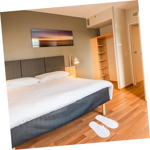 12pairs Disposable Non-slip Slippers for Hotels and Home Guests of Lightweight and Portable Spa Footwear for Summer Use Soft and Comfortable Design3