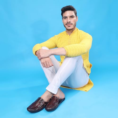 Image of Kolhapuri Chappal for Men| Kolhapuri Slippers for Men| kolapuri chapal Men| Leather Slippers for Men| Leather Chappal for Men-CS-AB-Parent A13