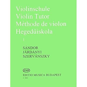 Paperback Méthode et pédagogie EMB (Editio Musica Budapest) SANDOR MéTHODE DE VIOLON VOL. 1 Violon [German] Book