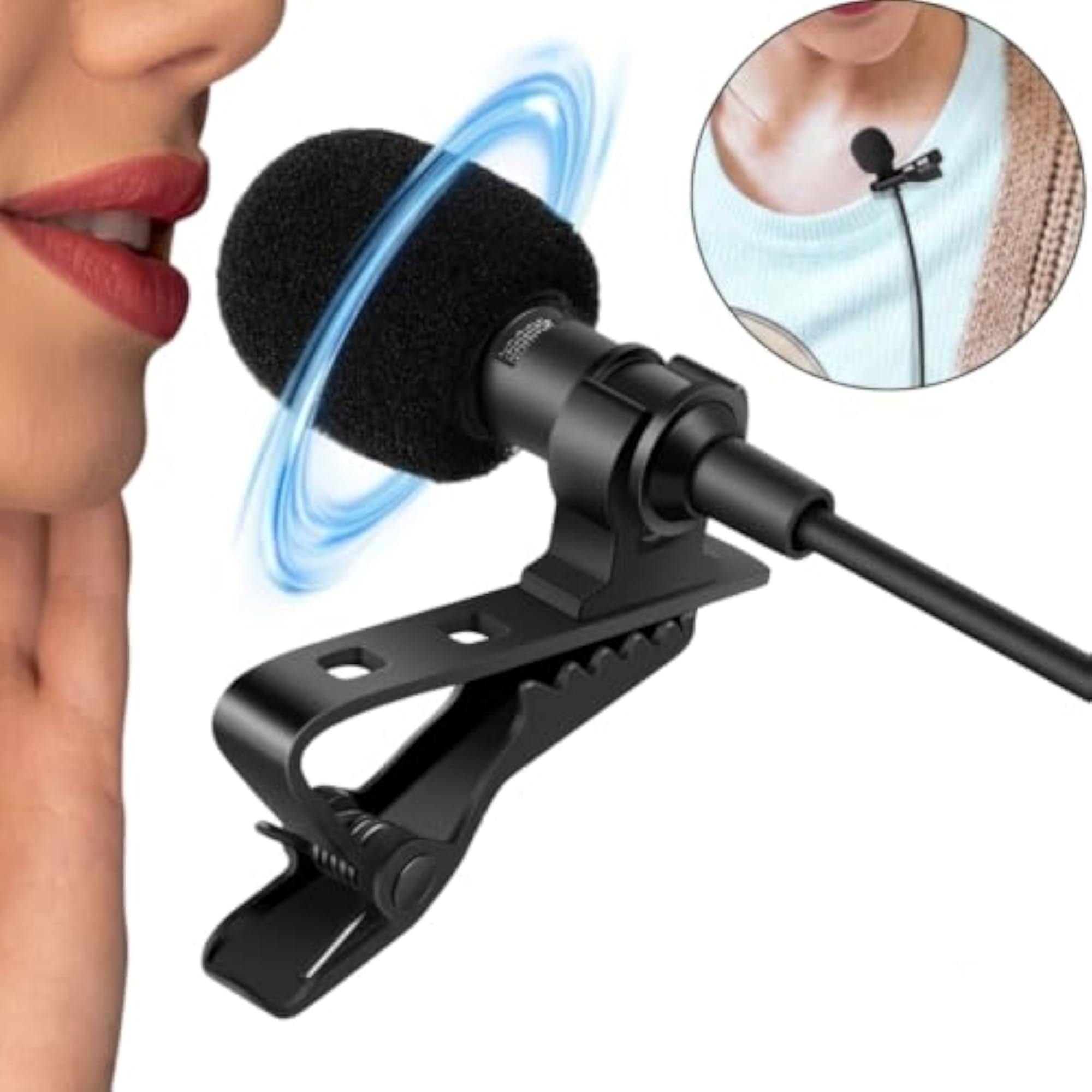 Professional Lavalier Lapel Microphone