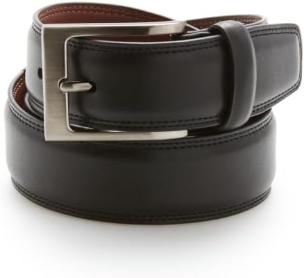 Perry Ellis Men's Portfolio Timothy Leather Belt (Available in Big & Tall)