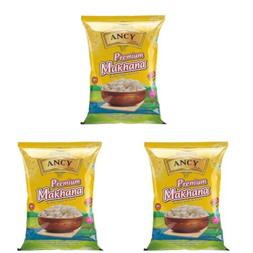 Image of Ancy Special Jumbo Size Phool Makhana /Lotus Seeds (Handpicked), 250 g (Pack of 3)