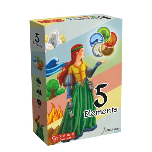 ECE 5 Elements - Juego de Mesa - Light Trick Game - 2-4 Jugadores, para más 8 años o más. Partidas de 45 Minutos aproximadaemnte.