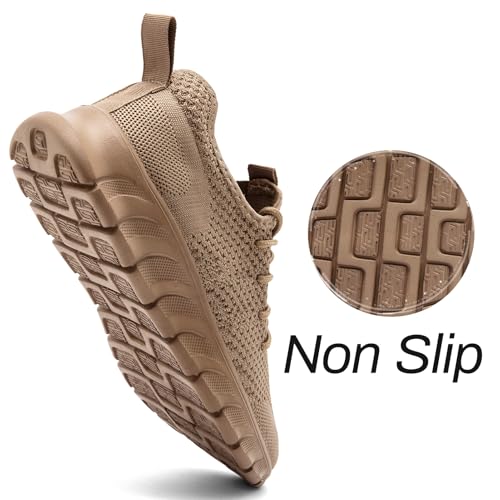 Image of Men Running Tennis Shoes Gym Fashion Sneakers Walking Workout Shoes Athletic Slip on Breathable Mesh Comfortable Lightweight Casual Sport Shoe