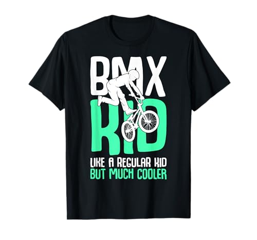 BMX Kid Rider Bike Bicycle Stunt Racing Kids Boys T-Shirt