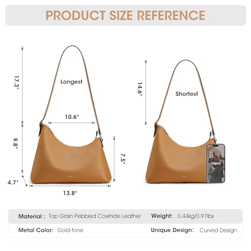 Bolso bandolera Kattee para mujer en cuero miniatura 3