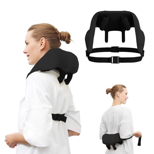 DamKee Neck Massager for Pain Relief Deep Tissue,5D Kneading Massage Pillow for Neck, Back, Shoulder with Heat, Best Gifts for Women Men Mom Dad（Black）