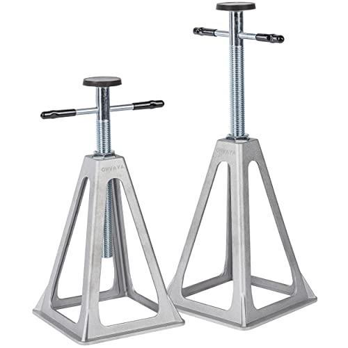 ONVAYA® Lot de 2 chandelles de support pour caravane - Hauteur réglable - En aluminium - 900 kg par support