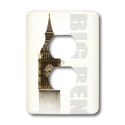 2 Prises de courant Big Ben Landmark plaque décorative murale originale - 3