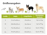 Pawk Hundebett Mittelgroße Hunde, Große Katzenbett Flauschig, Hundekorb Waschbar Abnehmbar, Rund Hundebett rutschfest Füllung Granulat und Memory-Schaum, 76x76x20cm