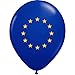 Produktbild partydiscount24 Luftballons Europa Ø 30 cm 50 Stück