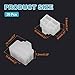MECCANIXITY RJ45 Dust Covers Caps, Clear RJ45 Dust Plug Silicone Ethernet Port Protector Covers for Media Converters, Router, Modem, Laptop, Network Panel, Pack of 20