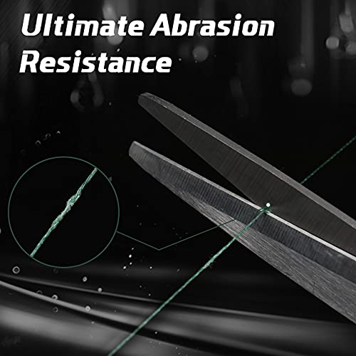 Image of RUNCL PowerBraid Fishing Line 4 /8 /9 Strands, Braided Fishing Line 300 /500 /1000Yds - Seamless Weaving Tech, Enhanced Coating Tech, Zero Stretch, High Sensitivity, Smaller Diameter - Braid Line 15-115LB