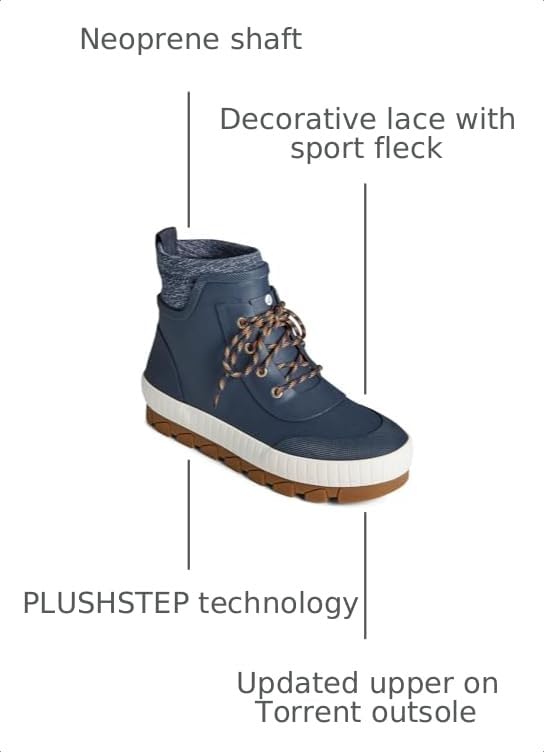 Image of Sperry Men's Torrent Lace Up Rain Boots