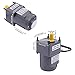 25W 60K Gear Motor 90RPM Adjustable Variable Gear Reducer Motor with StandElectric Single-Phase Reduction Gearbox High Torque Variable Speed Adjustable Controller Governor Combo for Industry 110V AC