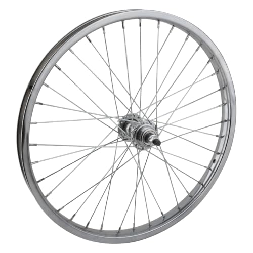 Wheel Master Rear Bicycle Wheel 20 x 1.75, 36H, Steel, Bolt On, Chrome, BMX 1spd Freewheel