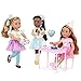 Glitter Girls – Cicely 14-inch Poseable Birthday Party Doll – Red Hair & Green Eyes – Rainbow Heart Dress, Birthday Hat, Cake, Balloon, Gift – Toys, Clothes, and Accessories for Kids Ages 3+