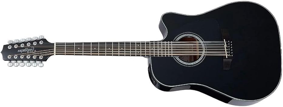 Takamine GD30CE-12 12-string Acoustic-electric Guitar - Black
