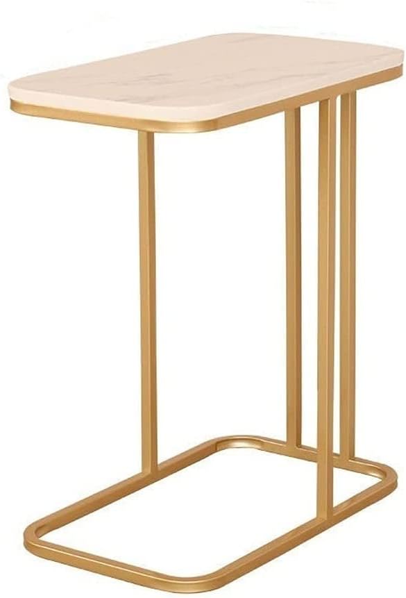 Side Table/End Table,Marble Slate countertops Living Room Sofa Small Family Living Room Tv Small Corner Coffee Table