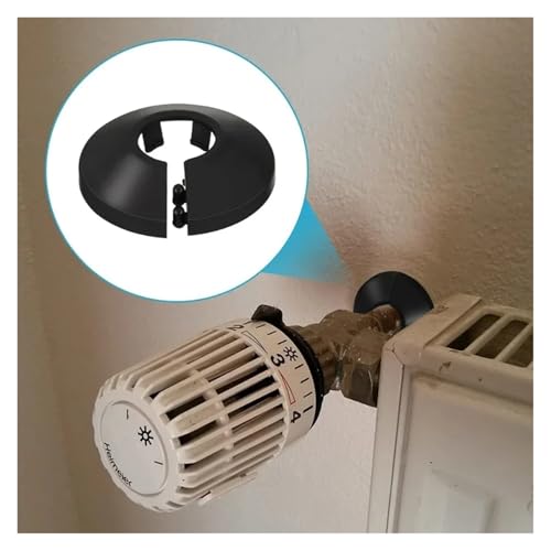 Collares de 15 mm para ocultar agujeros de tuberías en conducto de pared 7
