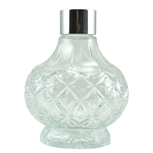 Ougual Juego de 4 Botellas de Cristal difusor (10,7 cm de Alto, 200 ML, Accesorios para aceites Esenciales) Cover