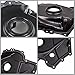 Seblaff Engine Timing Chain Cover & Crankshaft Oil Seal Replacement for A3 A4 A5 A6 Q5 TT Be-etle CC Eos Golf G-TI Pa-ssat T-iguan 06H109210AG 06H109210Q