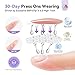 SAVILAND SSProX Solid Nail Glue Gel Kit 30-Day Long Wear: 20 ML Super Strong Nail G LUE for Press Ons with Portable Fast Curing U V Light Seamless Fitting Gels Glue Salon DIY Nail Art