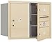 Salsbury Industries 3706D-02SFP 4C Horizontal Mailbox, Sandstone