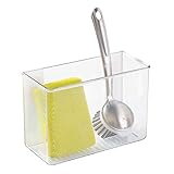 iDesign AFFIXX Plastic Wall Mount Organizer Rack, Shelf for Kitchen, Bathroom, Office, Bedroom, Craft Room, 3.5