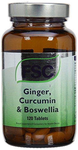 Image of FSC Ginger Curcumin & Boswellia 120 Tablets