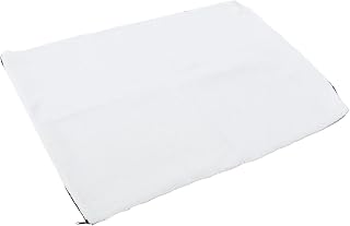 FECAMOS Tapete de cama quente para gatos e cães, almofada de aquecimento para animais de estimação fácil de antiderrapante dobrável para gatos cães para o inverno para casas de cães (marrom e branco, 90 x 64 cm)