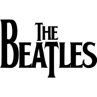 The Beatles Logo Music De Haute Qualite Pare-Chocs Automobiles Autocollant 12 x 8 cm - Les Beatles, Paul McCartney, John Lennon, RIngo Starr, George Harrison