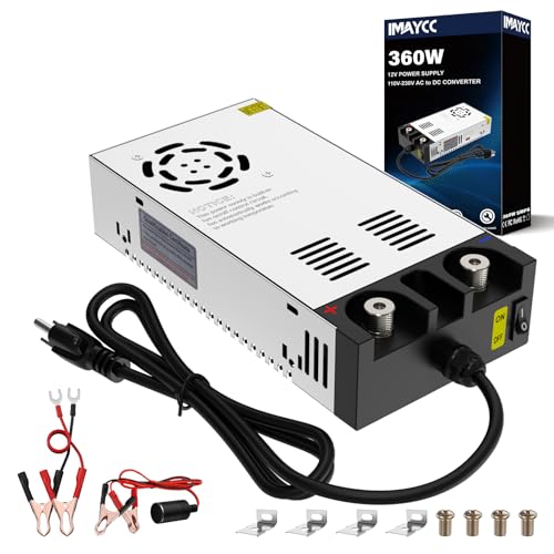Image of IMAYCC 12V Power Supply for Diesel Heater,120v to 12v DC Converter for Diesel Heater, AC to DC Power Converter 30A 360W