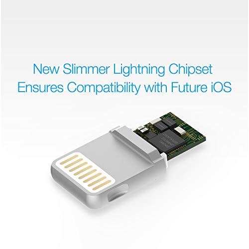 Just Mobile Alucable Flat With 2.4A High Speed Aluminum Lightning Connector For Iphones, Ipads, And Ipods, White/Gold (Dc-268Gd) #TOP3