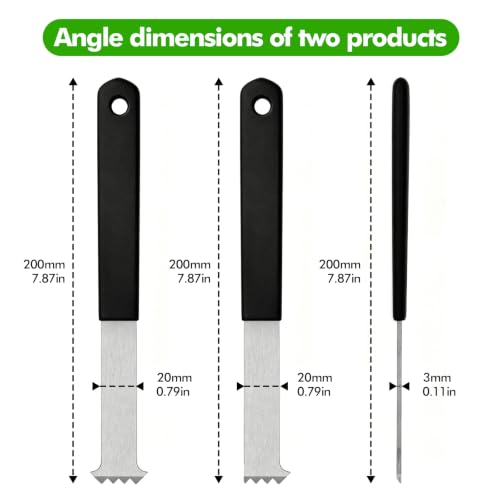 2 Pcs Single & Double Hook Set