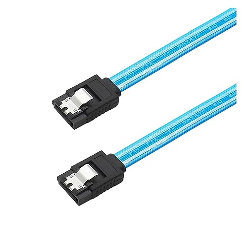 Cable de datos SATA 3.0 III 50 cm 6Gb/s azul claro miniatura 3