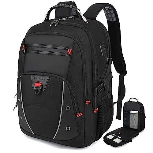 PS Le Periple TSA Friendly Travel Laptop Backpack,17.3 inch Computer Backpack,Water-Repellent Travel Backpack Daypack Business Backpack With Anti-Theft Pockets & USB Port For Men/Women-Black PS Le Periple TSA Friendly Travel Laptop Backpack,17.3 inch Computer Backpack,Water-Repellent Travel Backpack Daypack Business Backpack With Anti-Theft Pockets & USB Port For Men/Women-Black