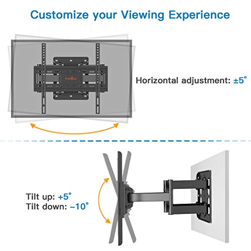 TV Wandhalterung Perlegear schwenkbar und neigbar für 26-55 Zoll Fernseher