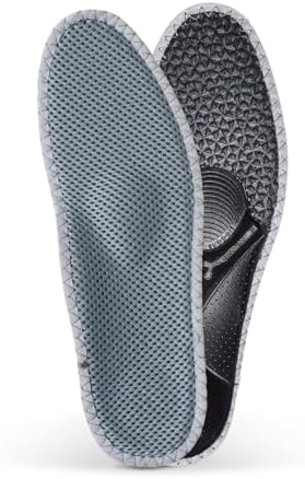 Foot Morning Carbospacer Relax, Geruchsneutralisierende Einlegesohlen, Bindet Gerüche, Atmungsaktives Gewebe, Angenehm weich, Schweißabsorbierende Orthopädische Schuheinlagen (M45 EU)