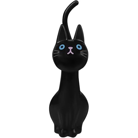 Amazon メイホウ 明邦 トイレブラシ おしゃれ 黒 猫のしっぽ ケース付き W116 D145 H380mm デッキブラシ オンライン通販