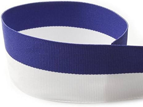 USA Made 1-3/8“ Red & Black Bi Striped Grosgrain Ribbon (Red & Black Ribbon) - 100 Yards (Multiple Yardages Available)