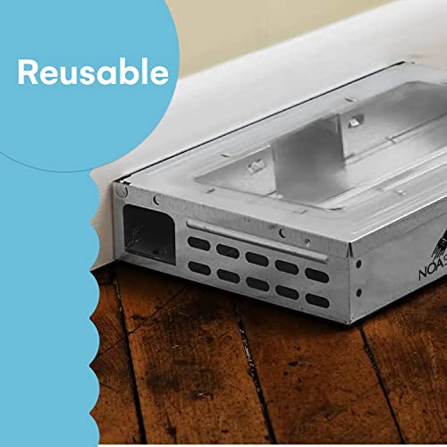 Noa Store Humane Mouse Traps 4 Pack | Multi-Catch And Release Mouse Trap That Works | Mice Trap No Kill | Reusable Mouse Trap For Indoor, Outdoor, Garage, House And Kitchen #TOP1