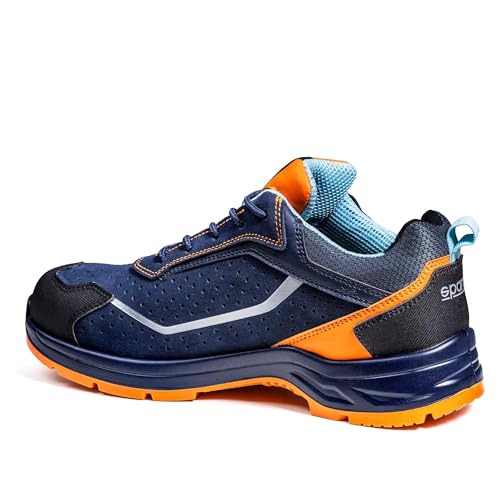 SPARCO - Indy Gulf Meteor S1PS ESD LG. Chaussures de sécurité en Daim Respirant, sans métal, Semelle Ladder Grip. Look Sportif. EU 42 – vue 3