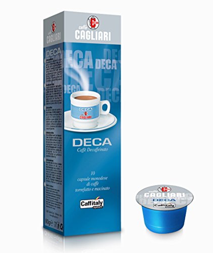 CaffèCagliari 'Deca' Cápsulas de café espresso para cafissimo® (1 barra de 10 cápsulas)