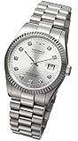 テクノス TECHNOS クオーツ メンズ 腕時計 T9604SS シルバー[並行輸入品]